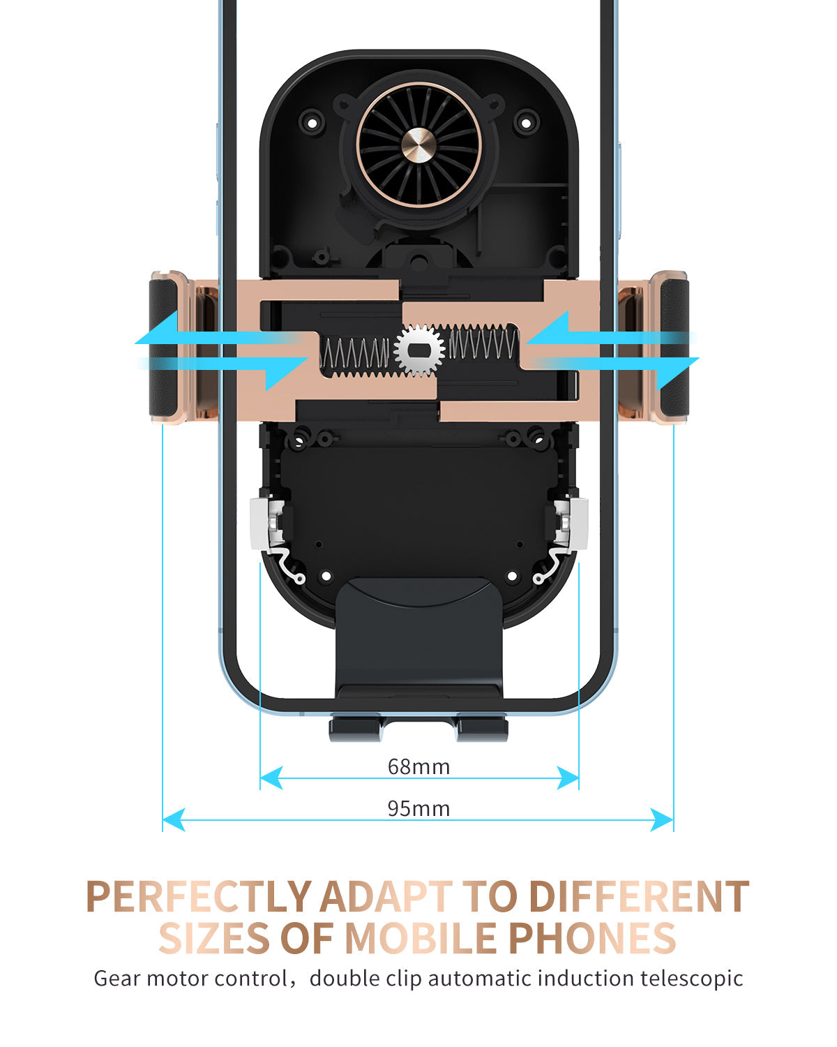 Auto-Clamping Wireless Car Charger for Google Pixel