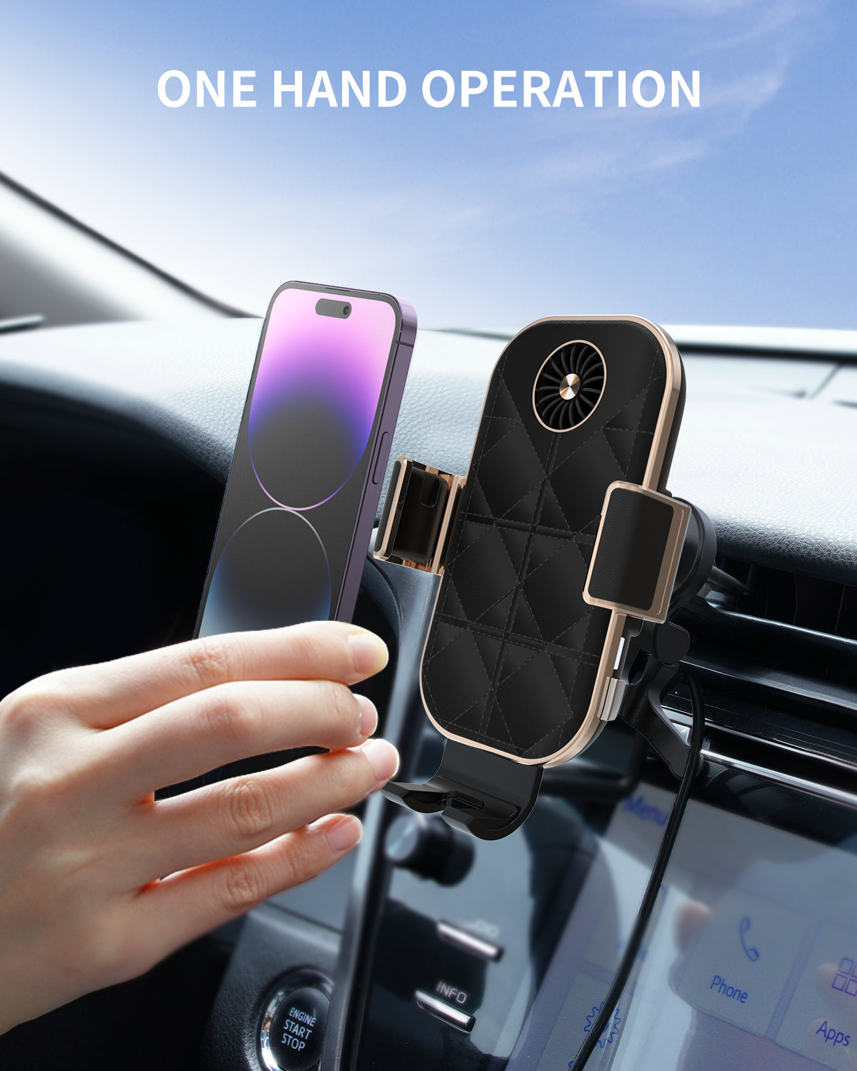 Auto-Clamping Wireless Car Charger for Google Pixel