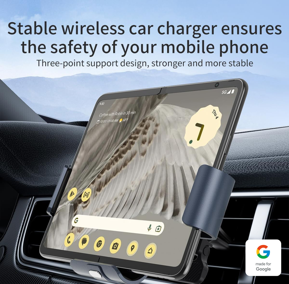Wireless Car Charger For Pixel Fold Series - The Pixel Store