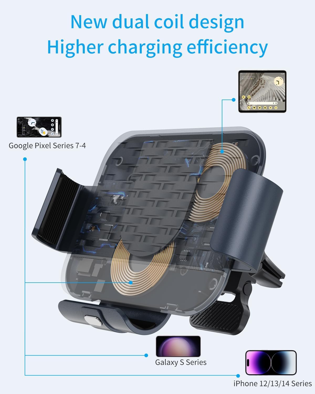 Wireless Car Charger For Pixel Fold Series - The Pixel Store