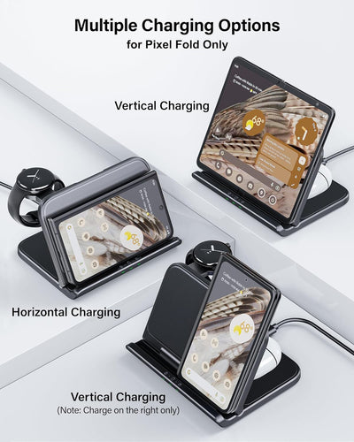 3 In 1 Fast Wireless Charger for Google Pixel Fold Series - The Pixel Store