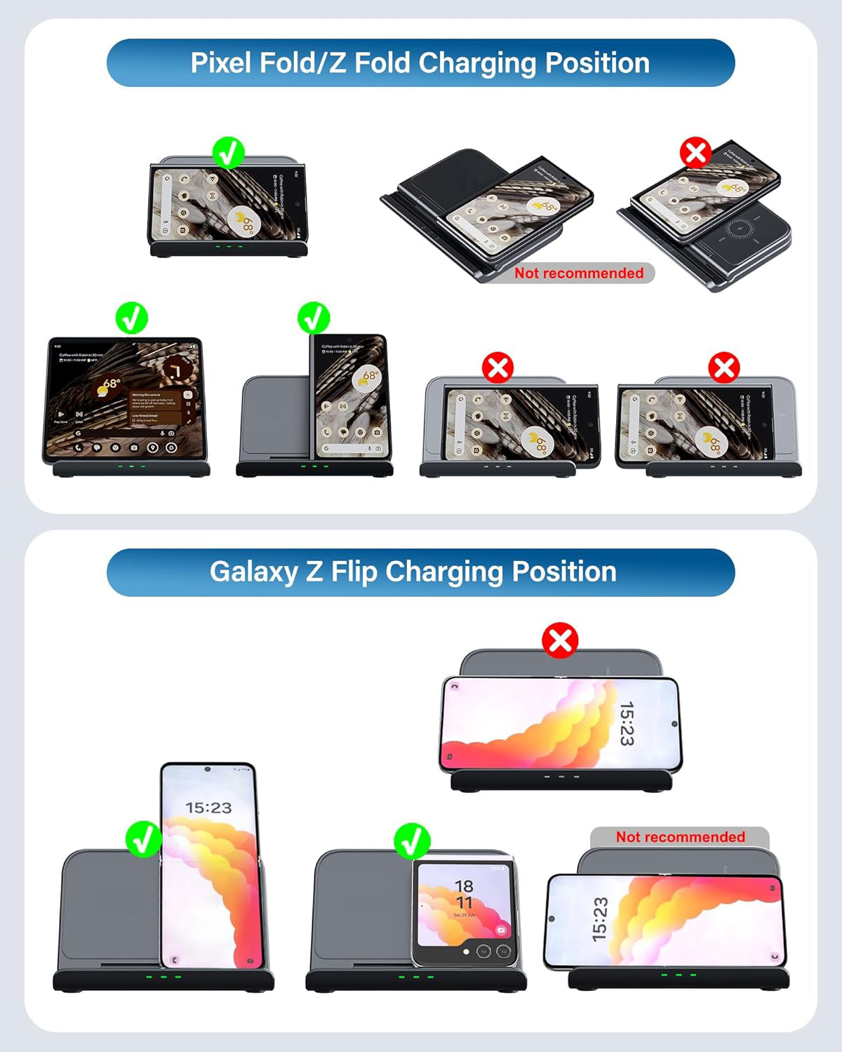 3 In 1 Fast Wireless Charger for Google Pixel Fold Series - The Pixel Store