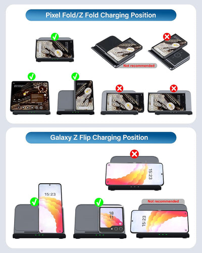 3 In 1 Fast Wireless Charger for Google Pixel Fold Series - The Pixel Store