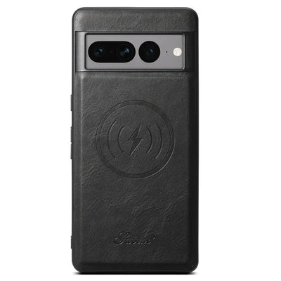 Magnetic Leather Case with Wallet For Google Pixel Series - The Pixel Store