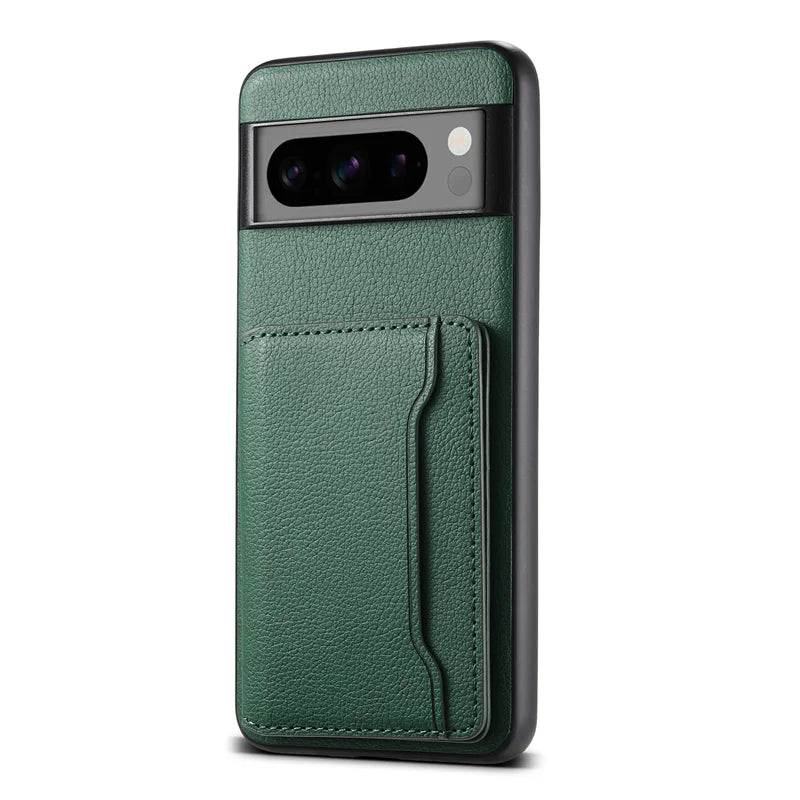 Leather Case with Card Holder For Google Pixel 8 Series - The Pixel Store