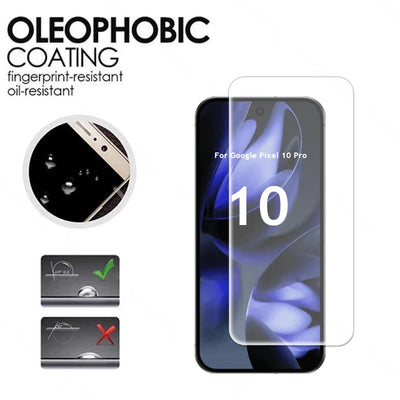 Tempered Glass Screen & Camera Lens Protector for Google Pixel 10