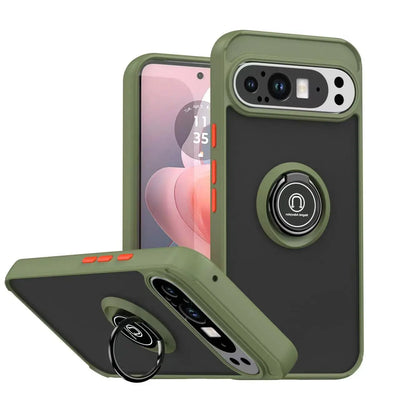 ugged Ring Case with Kickstand for Google Pixel 10 / 9 / 8 / 7