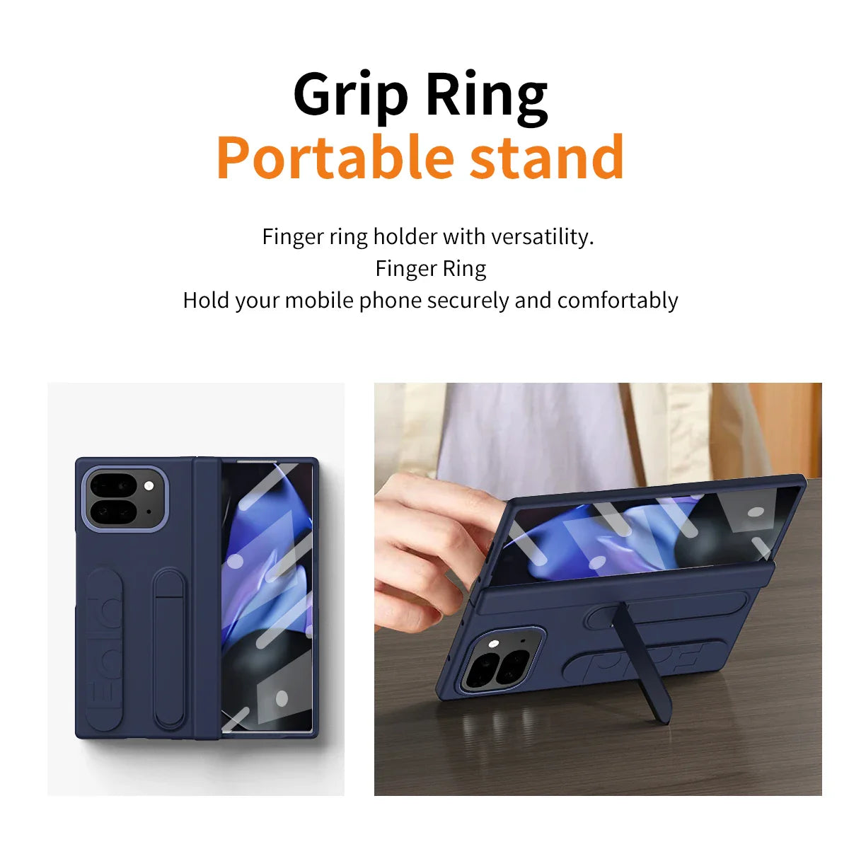 Shockproof Case with Strap & Stand For Google Pixel 9 Pro Fold - The Pixel Store