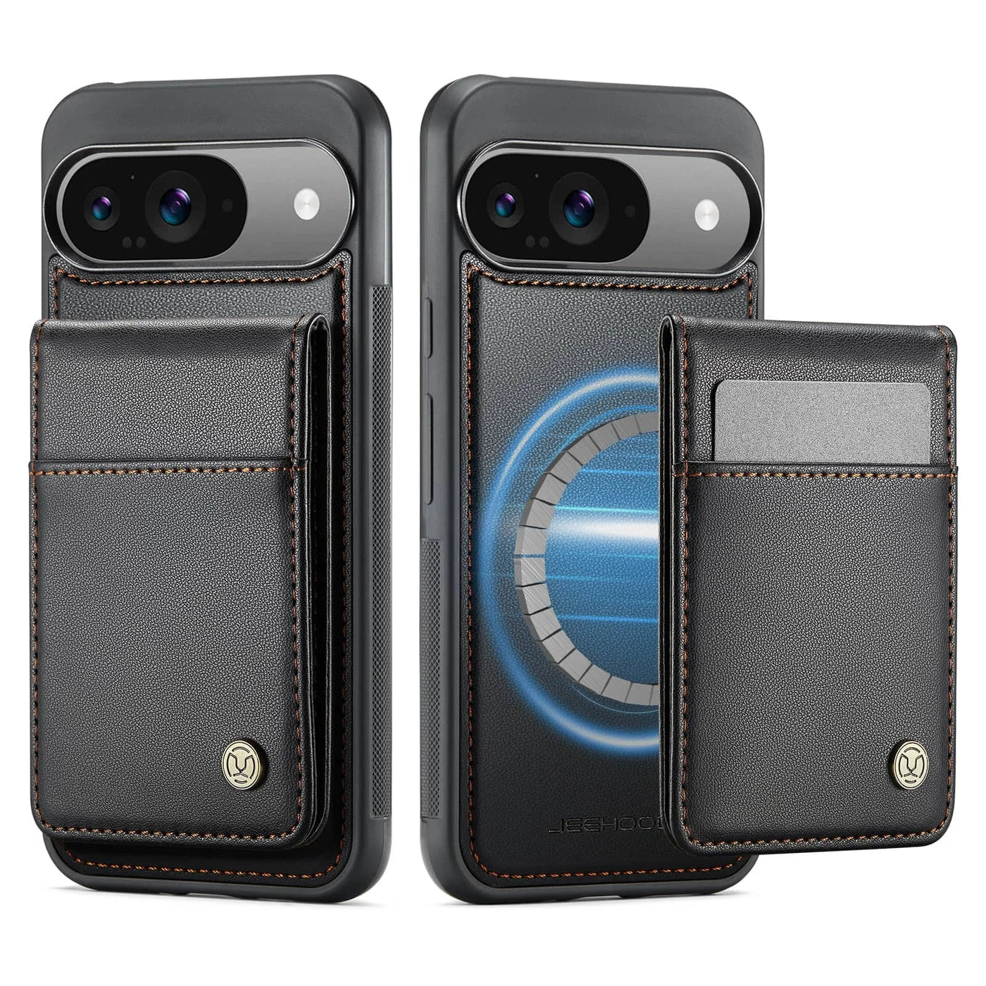 Leather Case with Card Holder For Google Pixel 9 Series - The Pixel Store