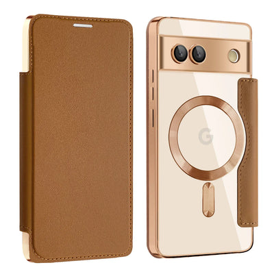 Leather Magsafe Wallet Case with Card Slot - The Pixel Store