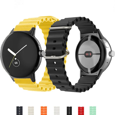Silicone Ocean Band For Google Pixel Watch Series - The Pixel Store