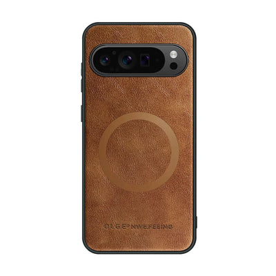 Anti-Fingerprint Leather Magnetic Case for Google Pixel 10 / 9 / 8