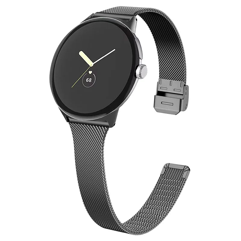 Stainless Steel Slim Band For Google Pixel Watch Series - The Pixel Store