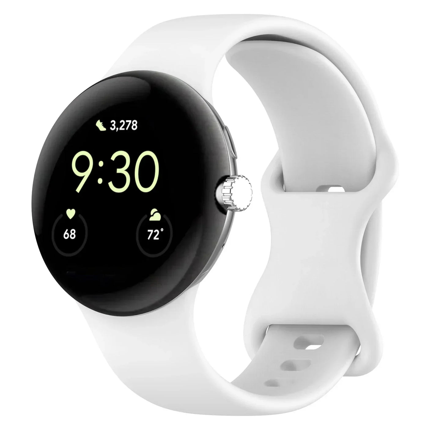 Soft Silicone Pixel Watch Band for Google Pixel Watch 4