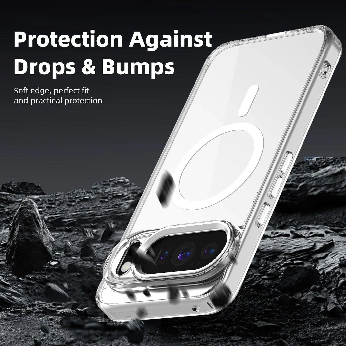 Magnetic Transparent Case for Google Pixel 10
