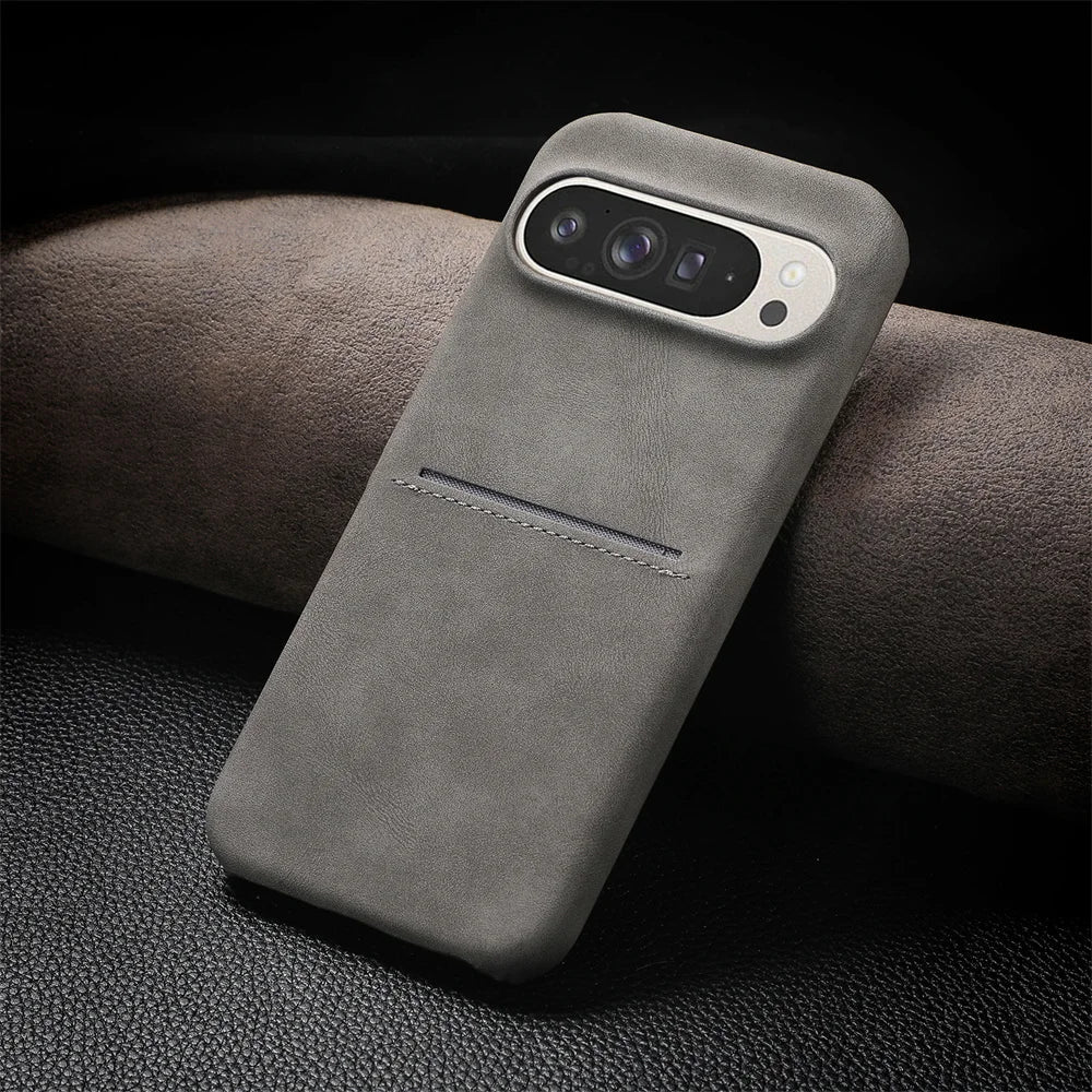 Leather Case with Card Slot For Google Pixel Series - The Pixel Store
