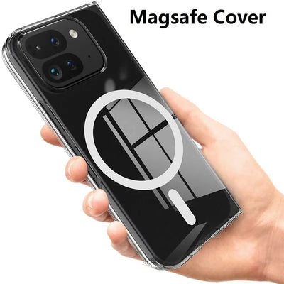 Transparent Magnetic Case For Google Pixel 9 Pro Fold - The Pixel Store