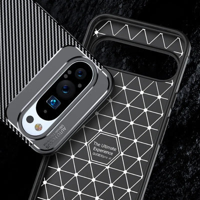 Carbon Fiber Texture Protective Case for Google Pixel 10 / 9 / 8 / 7