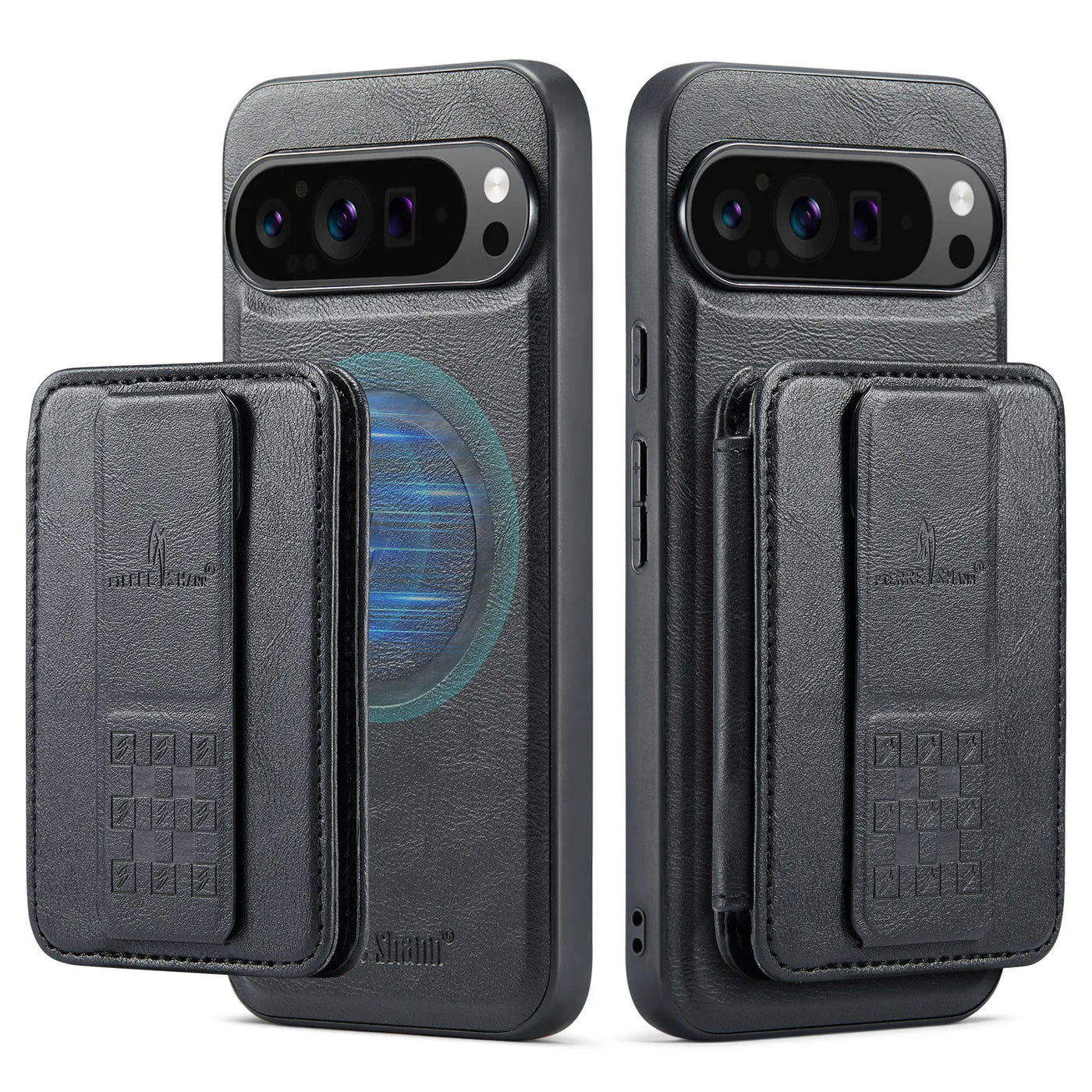 Leather Case with Detachable Magnetic Wallet For Pixel Series - The Pixel Store