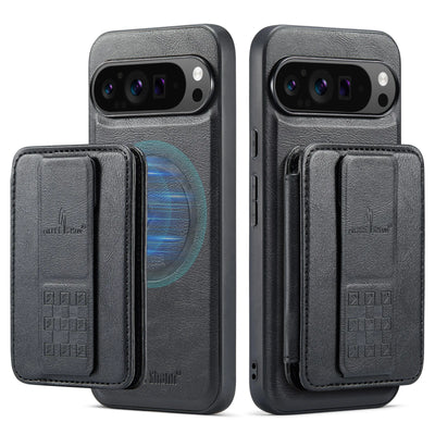 Leather Case with Detachable Magnetic Wallet For Pixel Series - The Pixel Store
