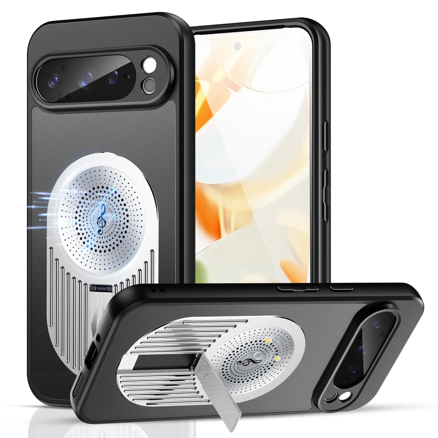 Shockproof Magnetic Case with Stand For Google Pixel 9 Series - The Pixel Store