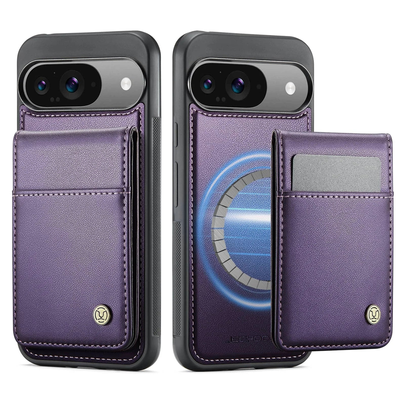 Leather Case with Card Holder For Google Pixel 9 Series - The Pixel Store