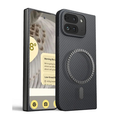 Slim Magnetic Carbon Fiber Case for Google Pixel 9 Pro Fold - The Pixel Store