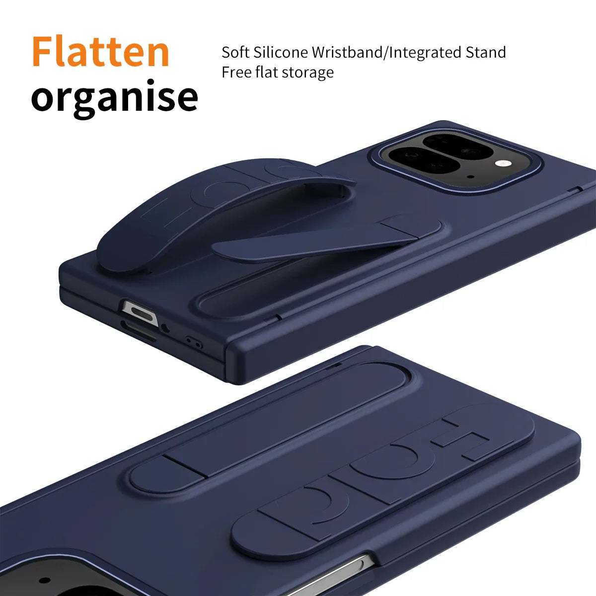 Shockproof Case with Strap & Stand For Google Pixel 9 Pro Fold - The Pixel Store