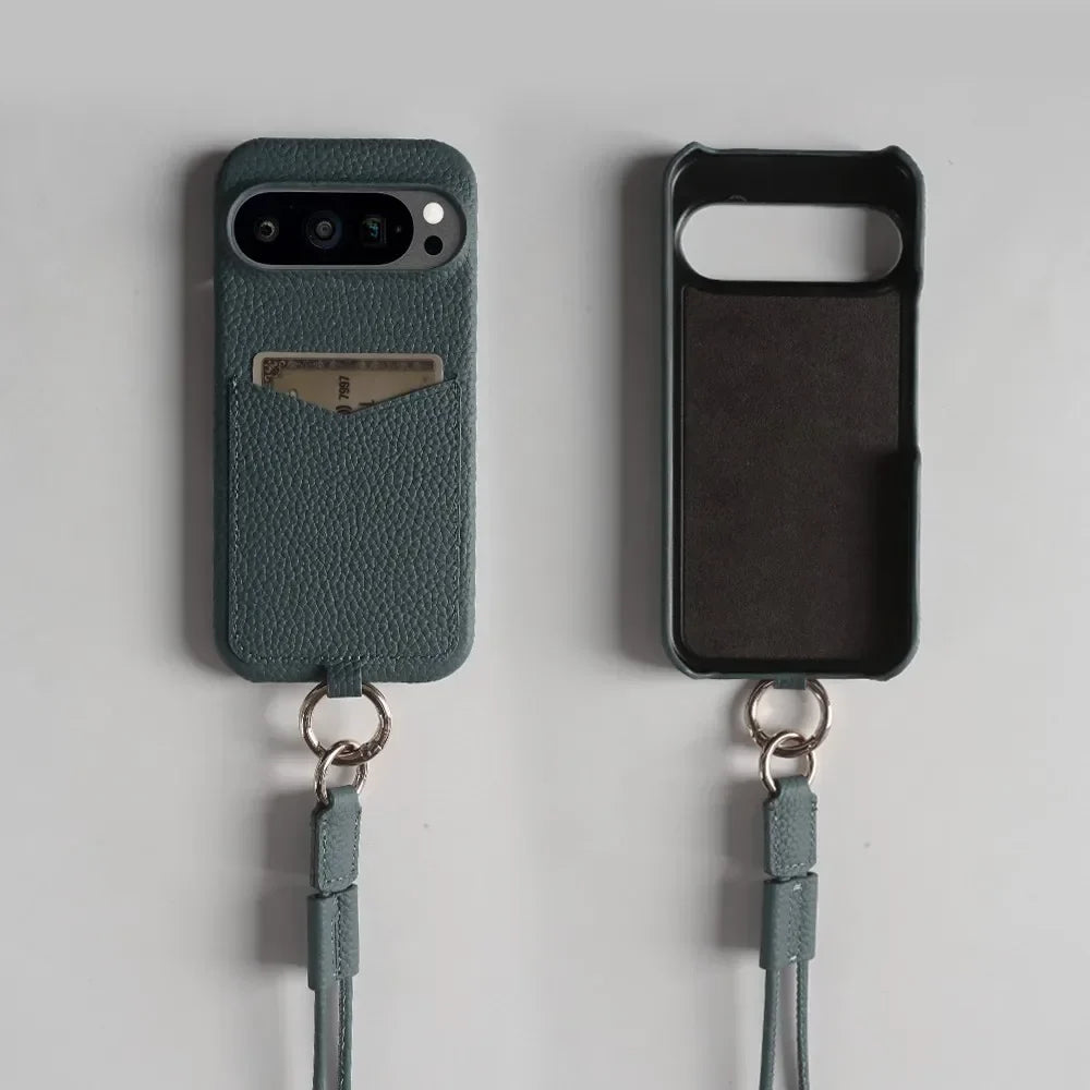 Crossbody Leather Case with Card Holder For Pixel Series - The Pixel Store