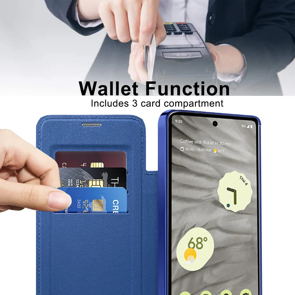 Leather Magsafe Wallet Case with Card Slot - The Pixel Store