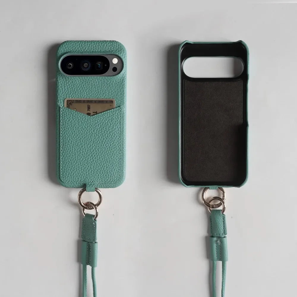 Crossbody Leather Case with Card Holder For Pixel Series - The Pixel Store