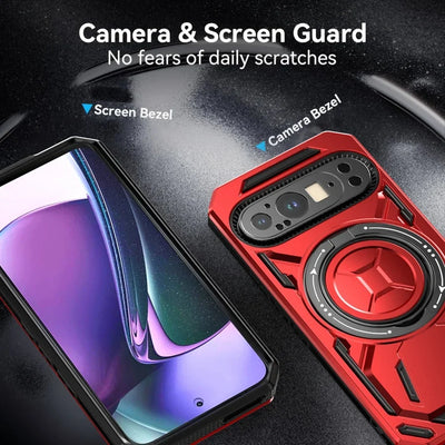 Magnetic Armor Case with Ring for Google Pixel 9 Series - The Pixel Store