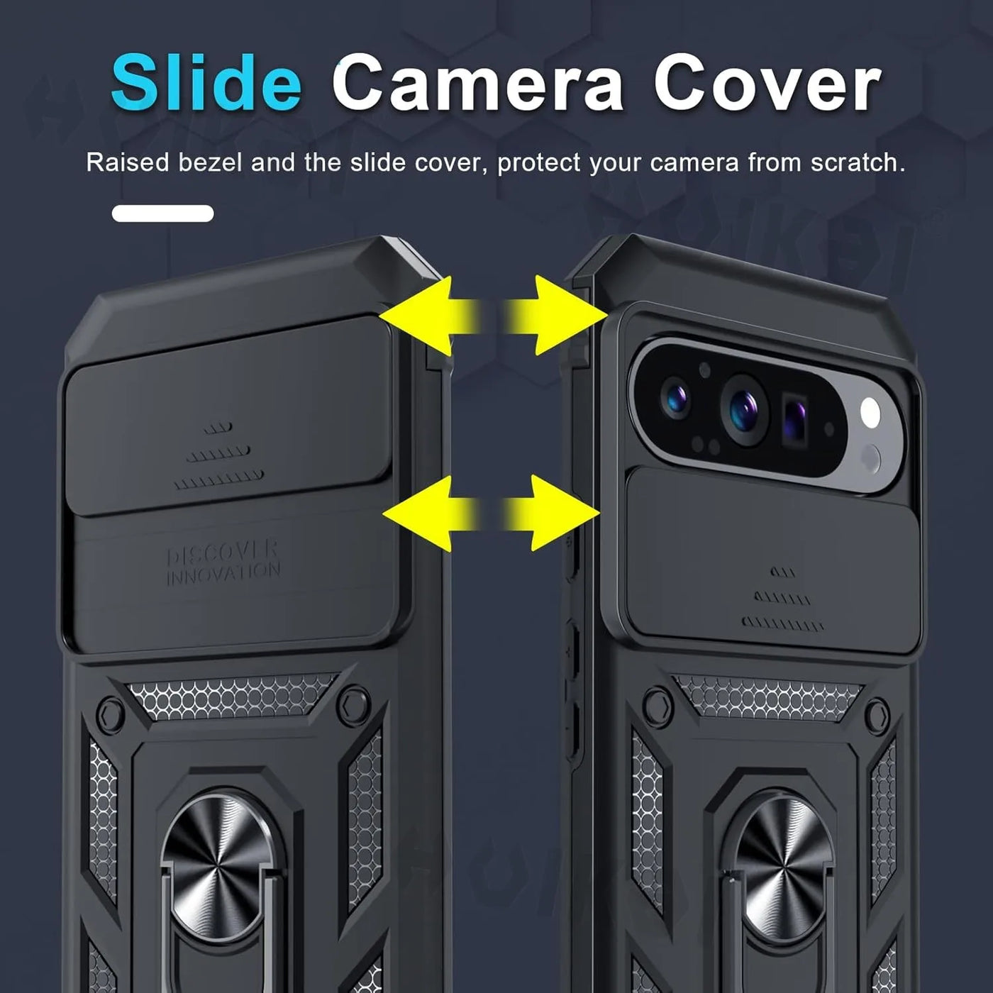 Shockproof Case with Slide Camera Protection For Google Pixel Series - The Pixel Store