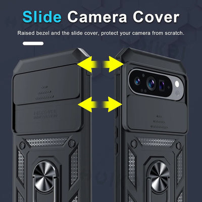 Shockproof Case with Slide Camera Protection For Google Pixel Series - The Pixel Store