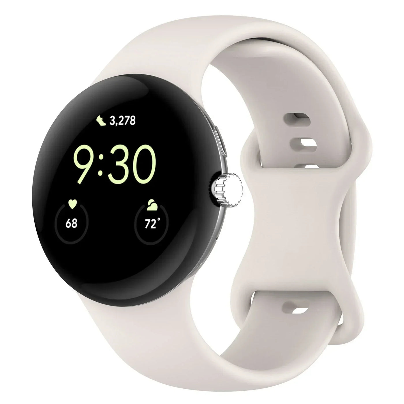 Soft Silicone Pixel Watch Band for Google Pixel Watch 4