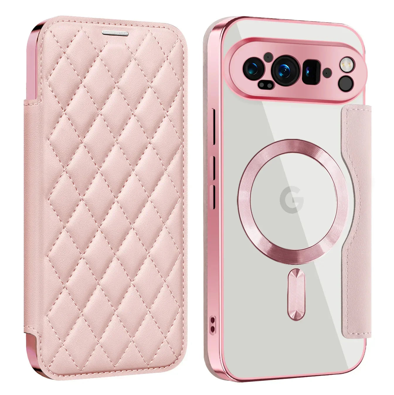 Elegant Leather Wallet Case with MagSafe for Google Pixel 10 / 9 / 8