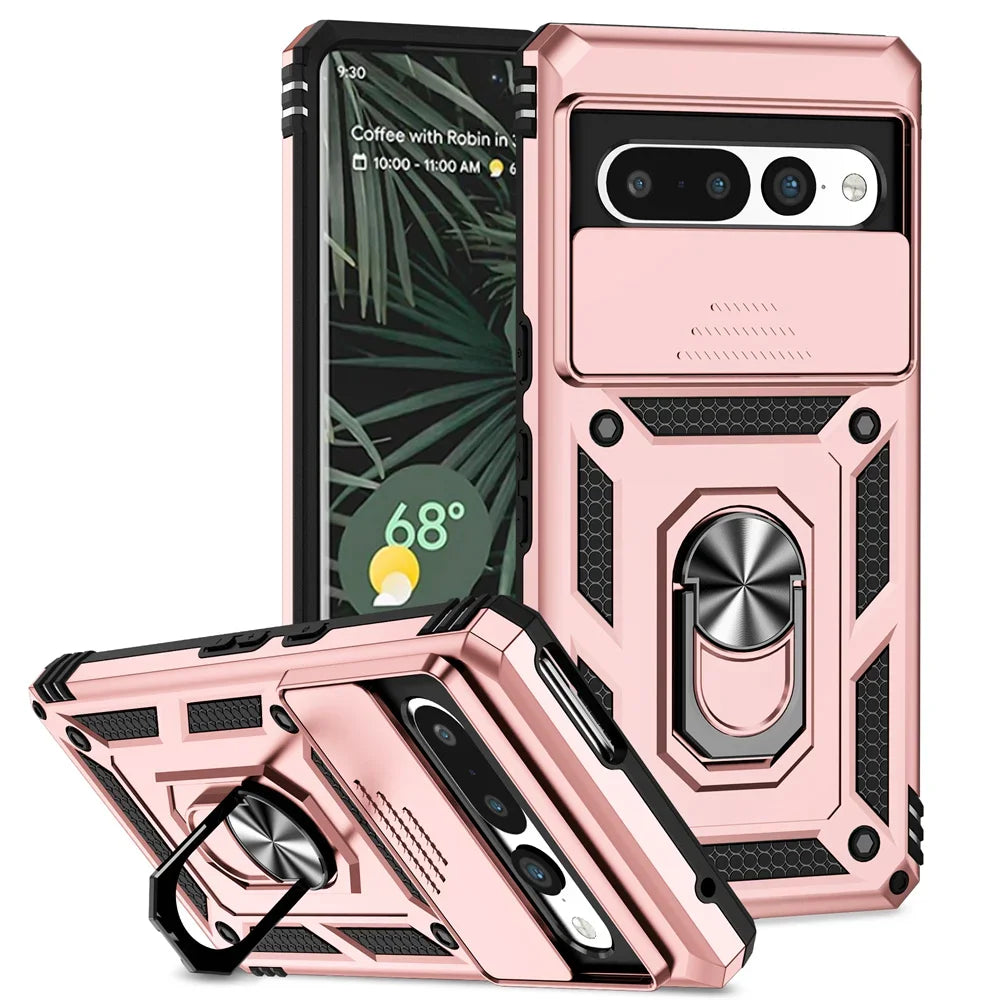 Shockproof Case with Slide Camera Protection For Google Pixel Series - The Pixel Store