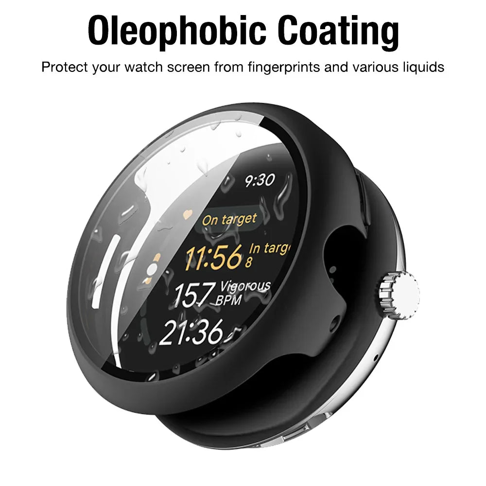 Protective Case with Screen Protector for Google Pixel Watch 4