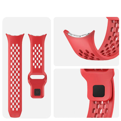 Sports Breathable Silicone Strap for Google Pixel Watch 4