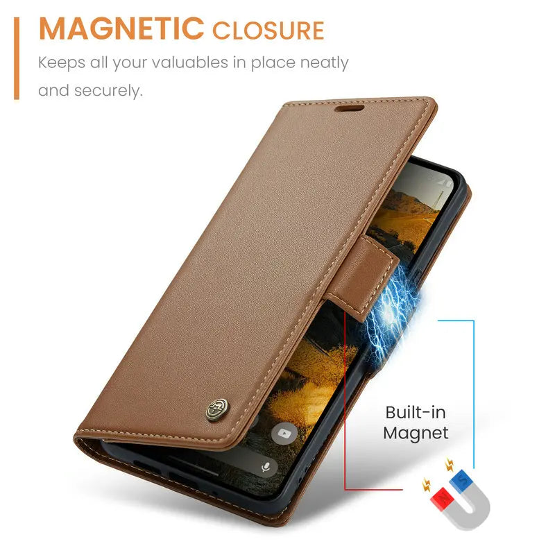 Leather Case with Card Holder - The Pixel Store