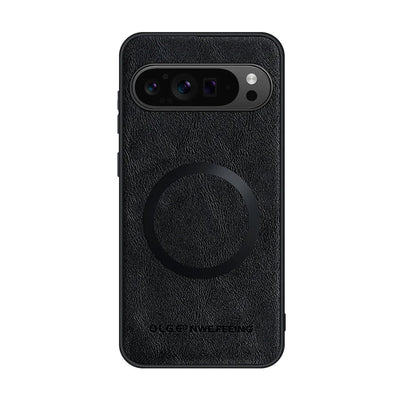 Anti-Fingerprint Leather Magnetic Case for Google Pixel 10 / 9 / 8