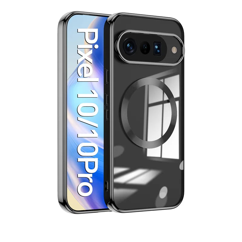 Transparent Wireless Charging Case for Google Pixel 10 / 9 / 8