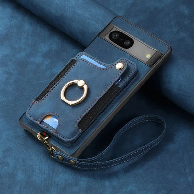 Luxury Leather Case with Stand For Google Pixel 8 Series - The Pixel Store