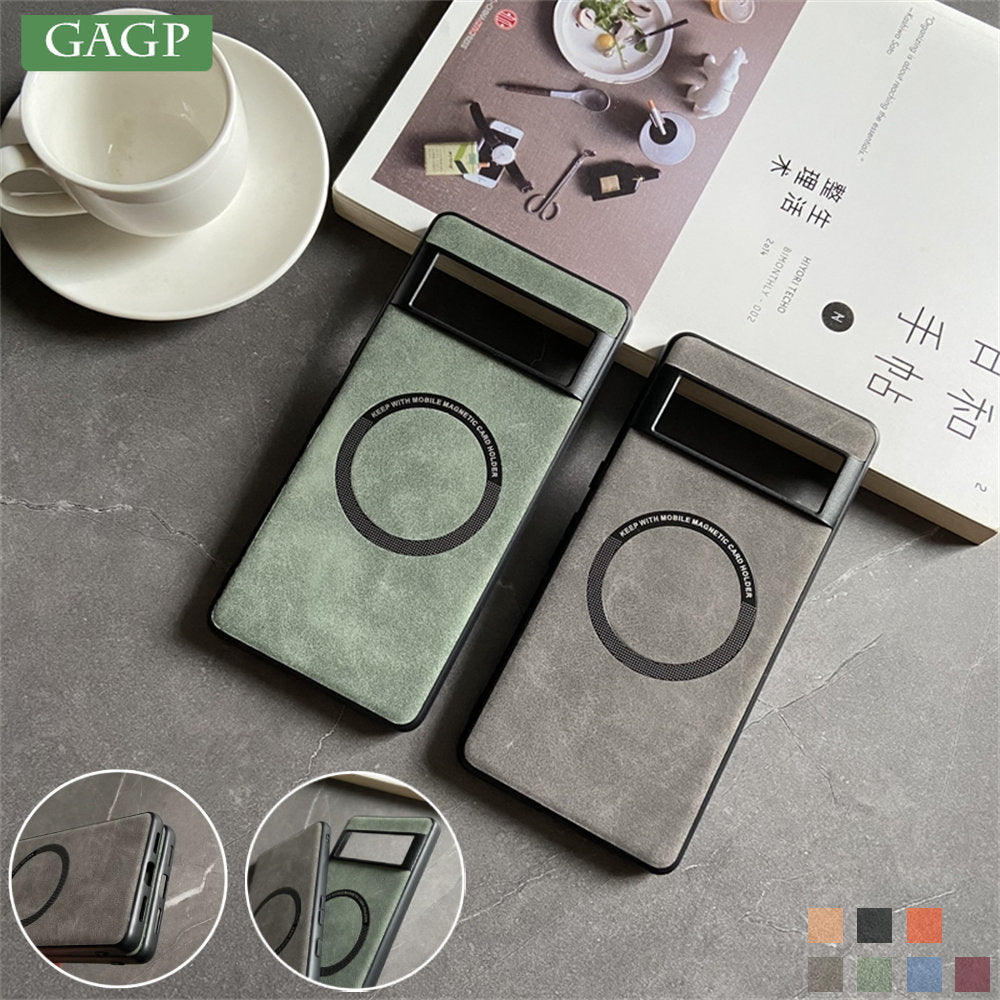 Luxury Magsafe Leather Case For Google Pixel 7 Series - The Pixel Store