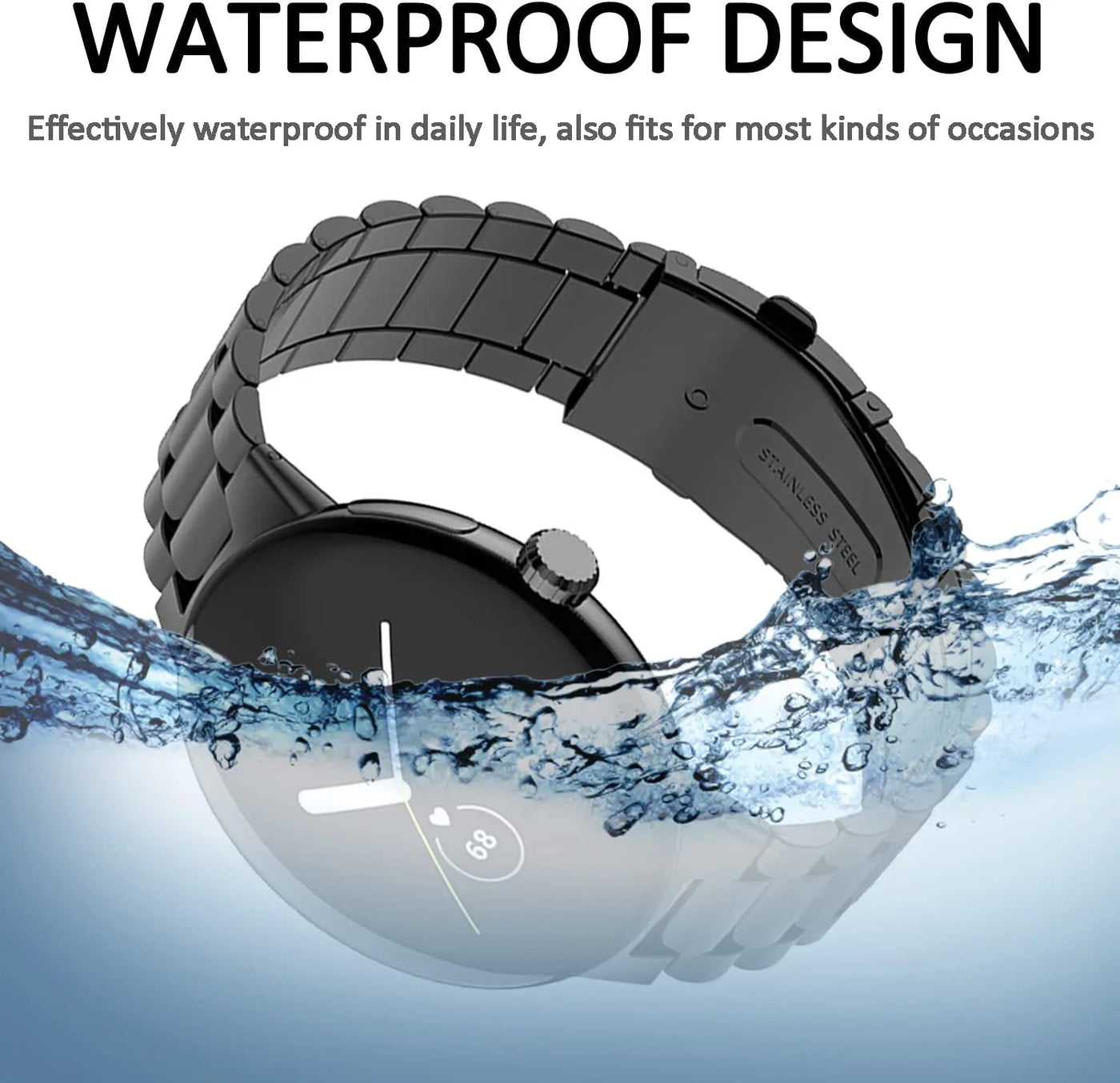 Stainless Steel Band For Google Pixel Watch Series - The Pixel Store