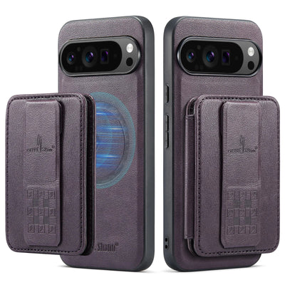 Leather Case with Detachable Magnetic Wallet For Pixel Series - The Pixel Store