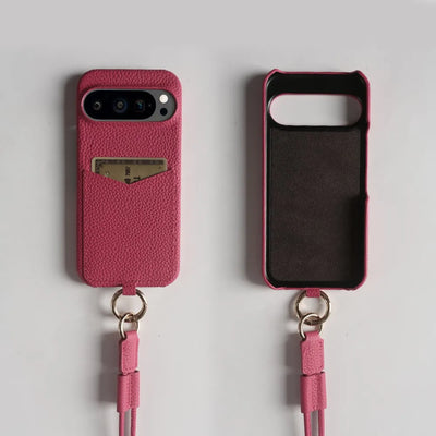 Crossbody Leather Case with Card Holder For Pixel Series - The Pixel Store