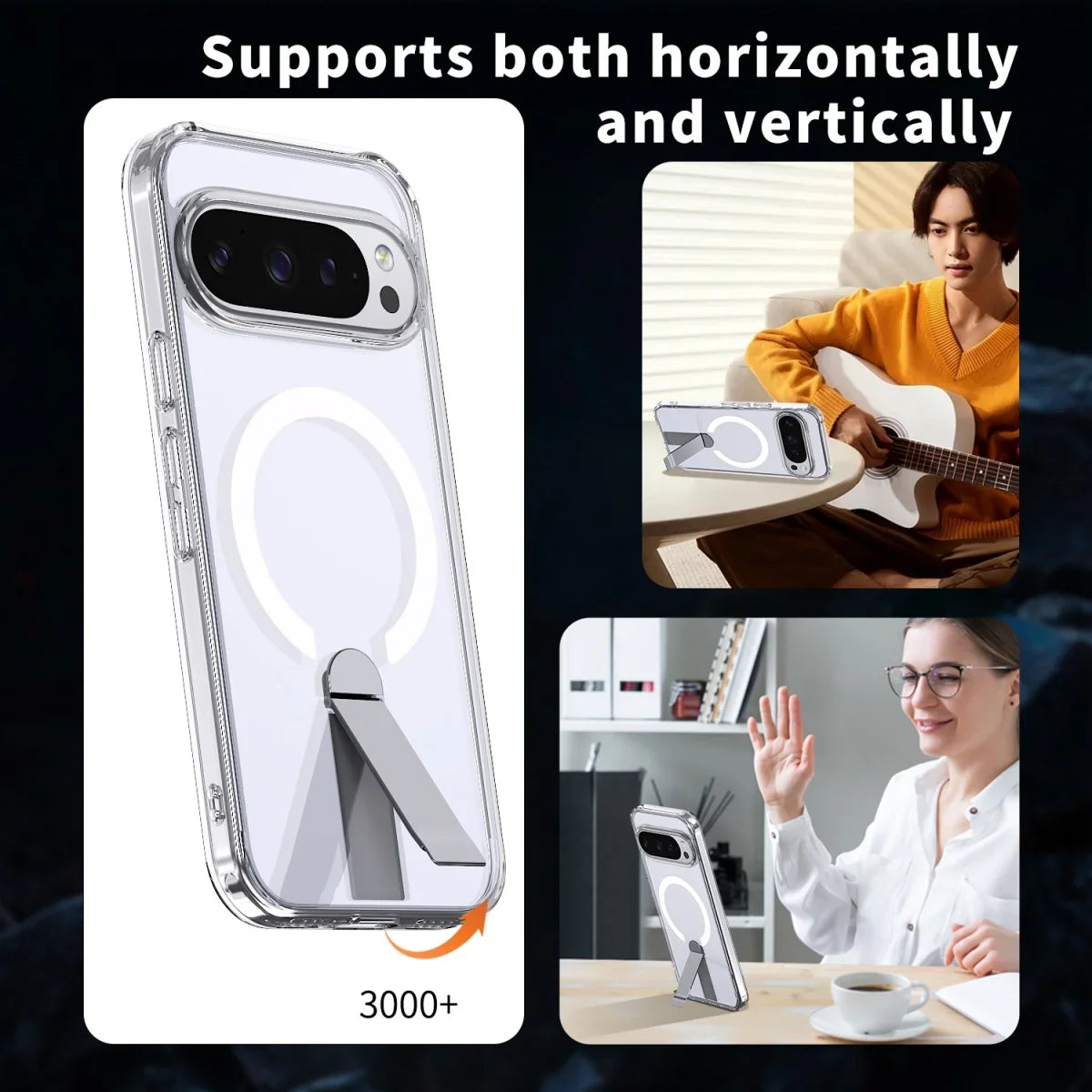 Shockproof Magnetic Case with Stand - The Pixel Store