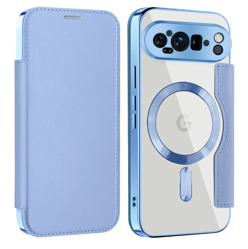 Leather Magsafe Case with Card Slot Holder For Pixel Series - The Pixel Store