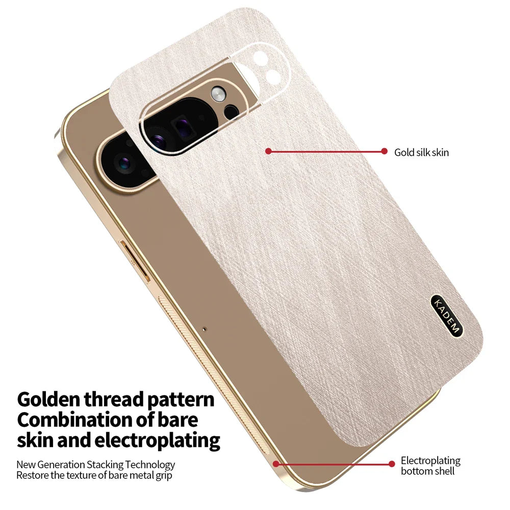 Luxury Golden Electroplated Case for Google Pixel 10 / 9 / 8